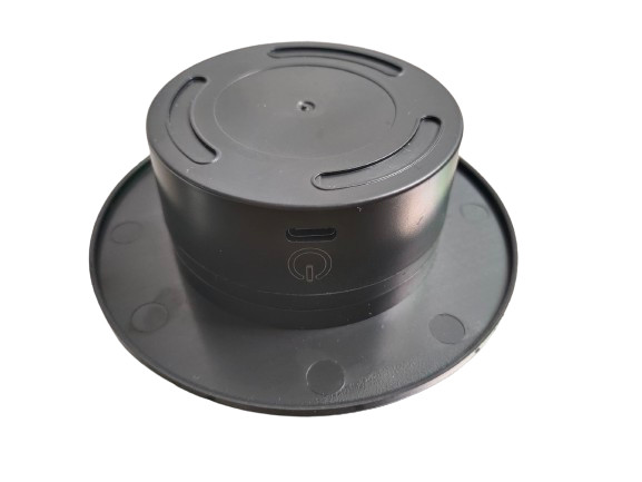 Small Led Lighted Turntable Display Stand 10.9cm Customizable For Store