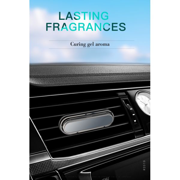 Mirror Silver Car Aroma Diffuser Aluminium Alloy Luxury Car Air Diffuser