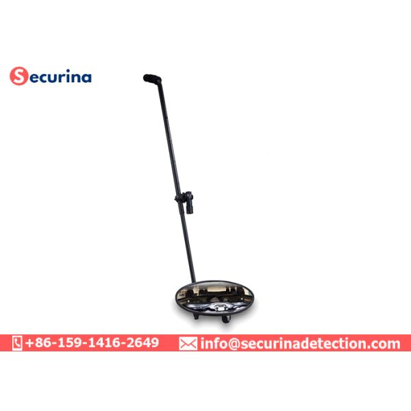Lightweight 30cm Telescoping Inspection Mirror 110 - 142cm Handle Length