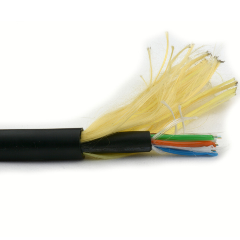 Single Mode 72 Core G652d Fiber Optic Cable Selfsupporting Pe Jacketed