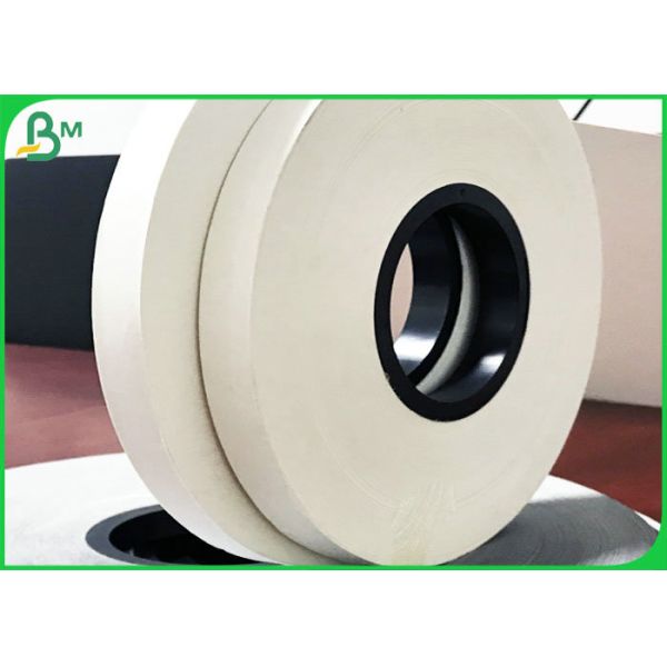 Custom Pattern Biodegradable 60gram 120gram Roll White Kraft Paper 15mm * 3100M 