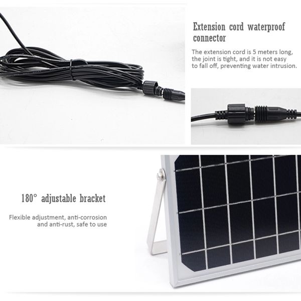 Plastic Indoor Solar Powered Light For Park Charging Time 6~8 Hours Fully