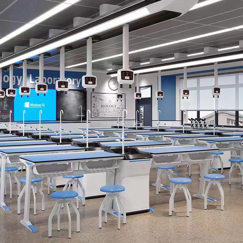 Corrosion Proof Student Lab Table Sturdy Science Classroom Desk Durable For Living Room
