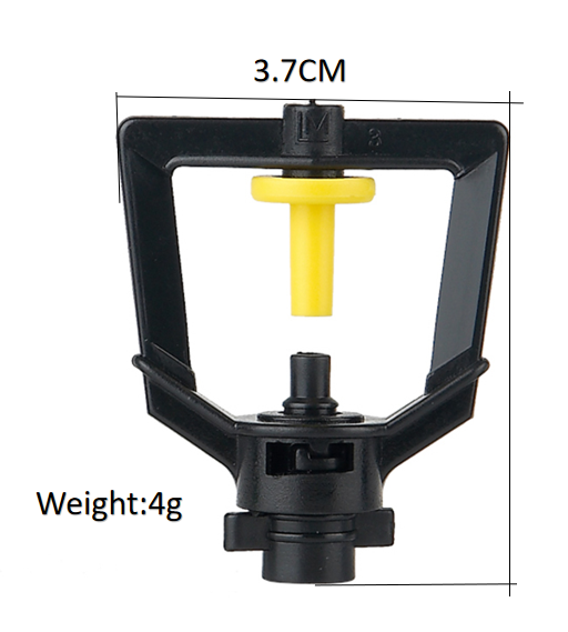 Durable Engineering Plastic Refractive Atomization Irrigation System for Agricultural