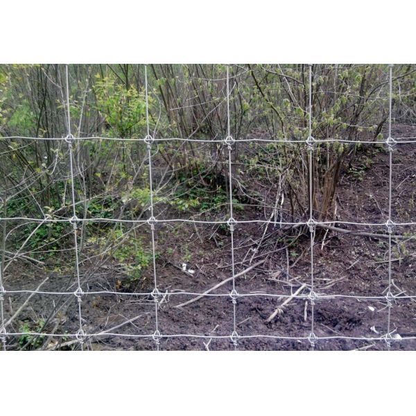 Zinc Aluminum Coating Fence Making Machine , Solid Lock Fixed Knot Deer Fence Machine