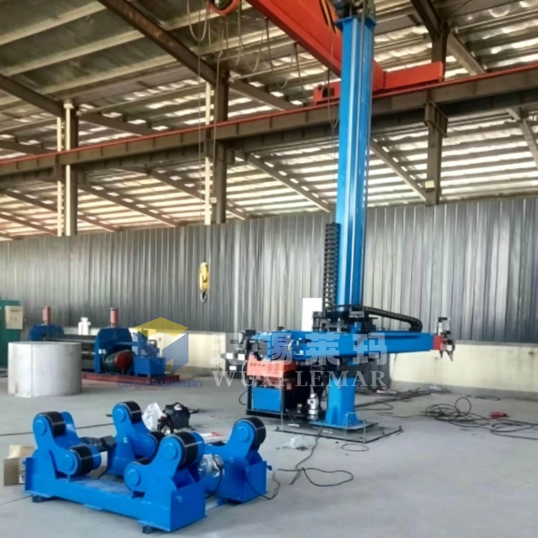 20 Ton Self-Aligning Welding Rotator Cylindrical Workpiece Tank Pipe Turning Rolls