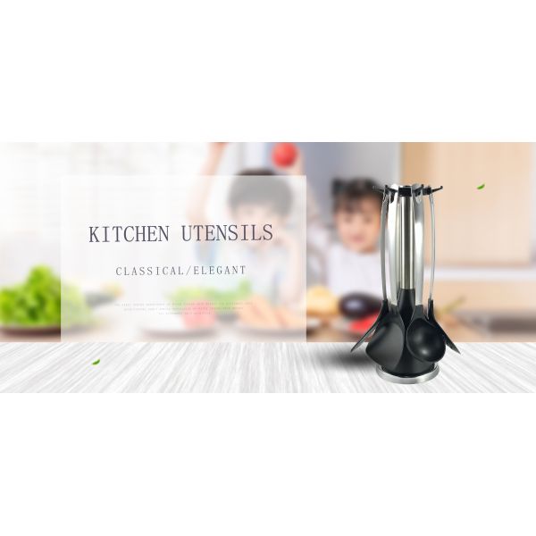 Professional Chef Kitchen Cooking Utensils Set ISO9001 Attested Cookware Sets