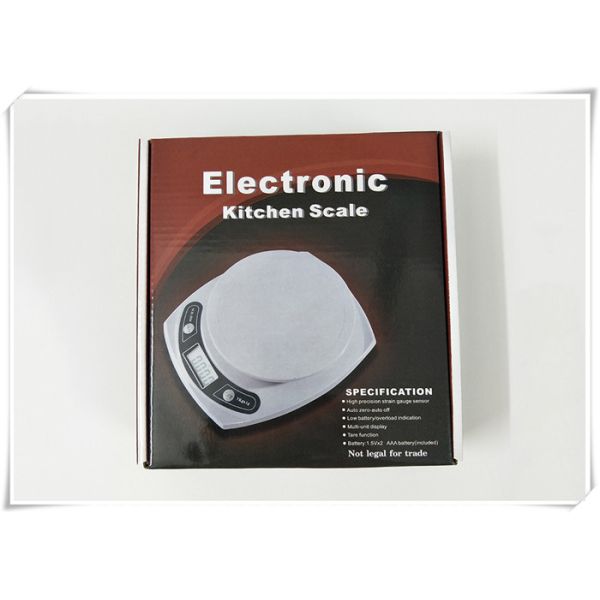 Accurate Weighing Electronic Kitchen Scales With Lightweight Scale Body