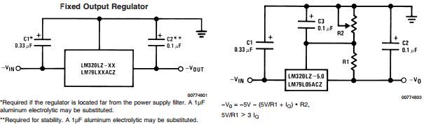 3 Terminal Negative Regulators 3 Pin Transistor LM79L12ACZ
