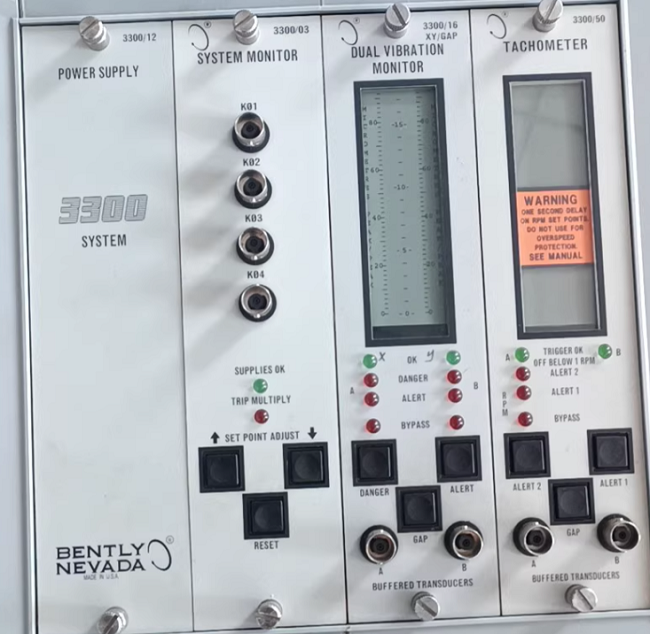 Quality Bently Nevada 3300/50-02-02-00-00 Zero Speed Tachometer Dual Channel Tachometer Monitor for sale