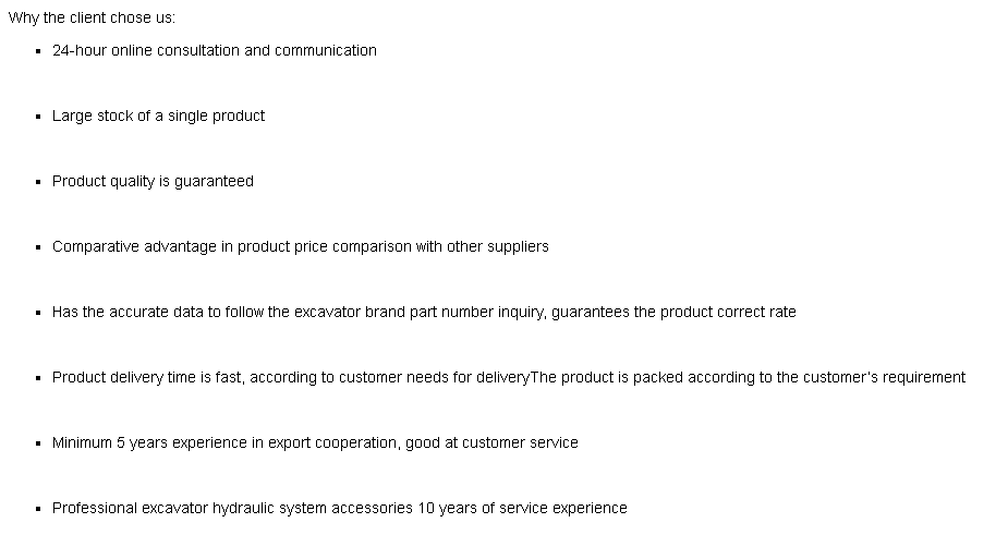 SK135-8 Excavator Seal Repair Kit 2436U1354S26 For Pedal Valve Auxiliary Valve