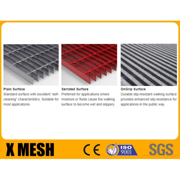 6000 Series Materials Aluminium Bar Grating Smooth Surface For Paper Making Factory