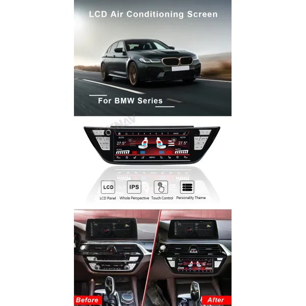 ODM BMW E39 5 Series M5 GT Car AC Control Panel Climate Control Unit 2018-2022