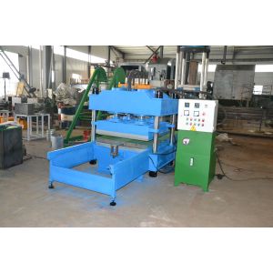 Automatic Customized Vertical Structure Rubber Tile Vulcanizing Press Machine