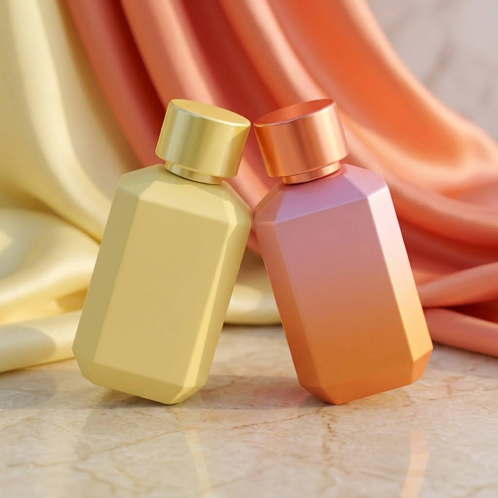 Anding Supplier Custom Printing 100 ml Rectangle High End Refillable Spray Luxury Empty Glass Perfume Bottle for Perfume