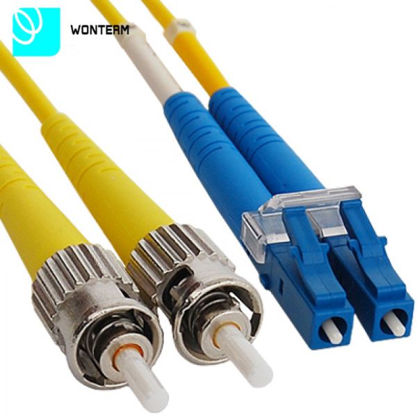 Round Wire Fiber Optic Patch Cord with SC, LC, ST, FC Connectors