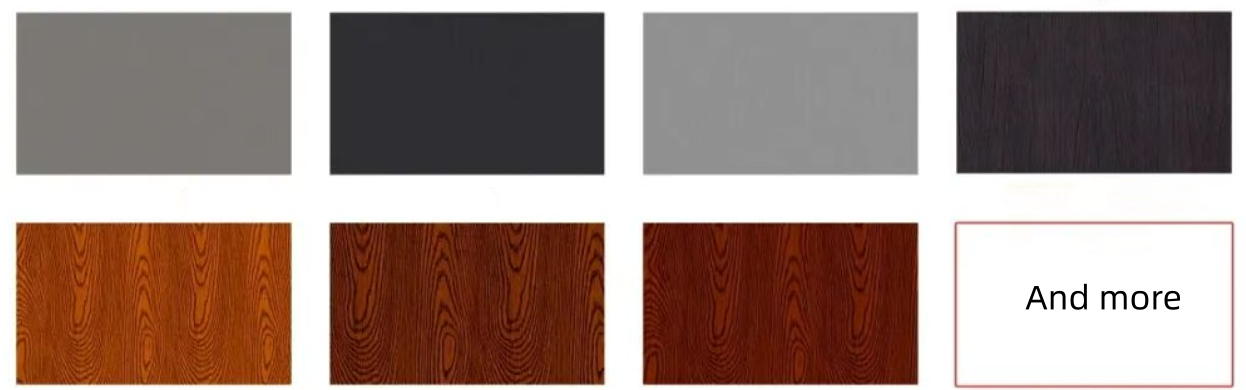 Modern Design Custom Aluminum Security Entry Doors High-End Decorative Front Entrance Fire Rated Water Apartment Outdoor