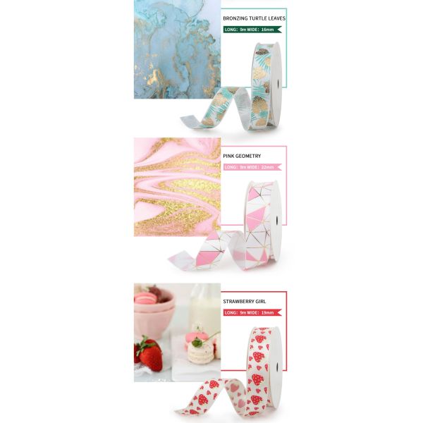 15mm Printed Polyester Satin Ribbon With High Quality