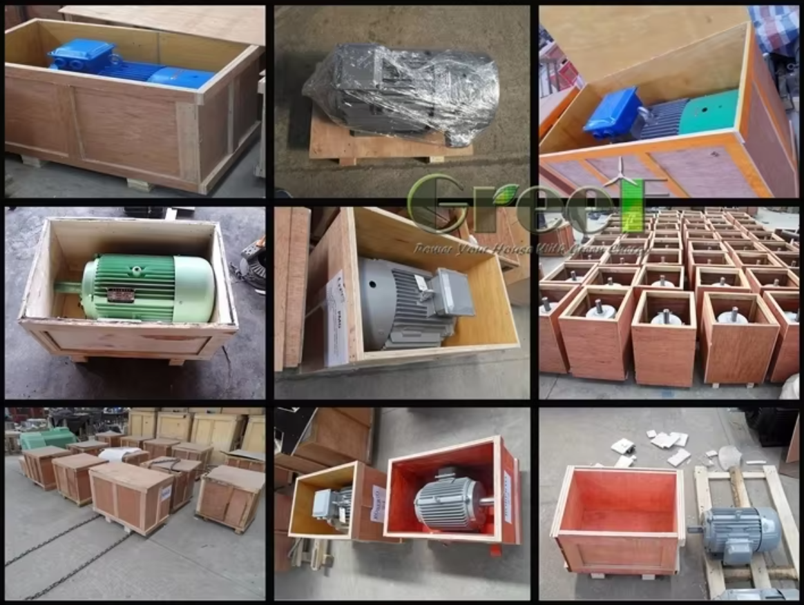 Permanent magnet generator packaging and shipping