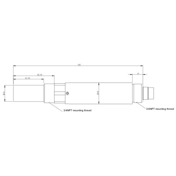 KWS-350 Digital Conductivity Sensor , Output method RS-485 (Modbus RTU)，Casing material POM