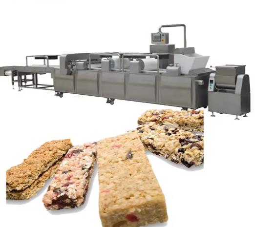 Swelled candy rice cutting machine cereal bar forming and cutting machine