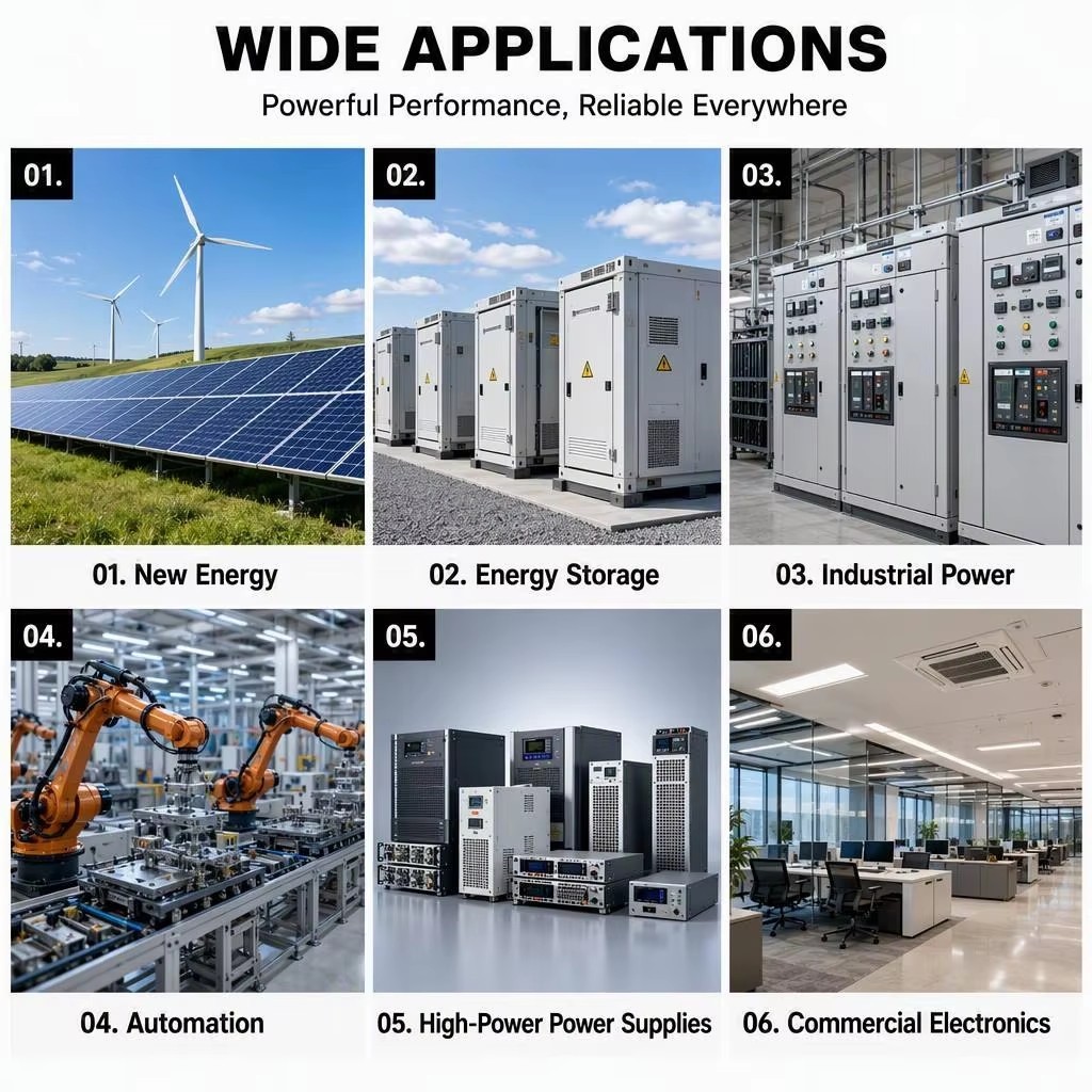 High Power Low Noise E250 Three Phase Transformer Stable Efficient For Machinery