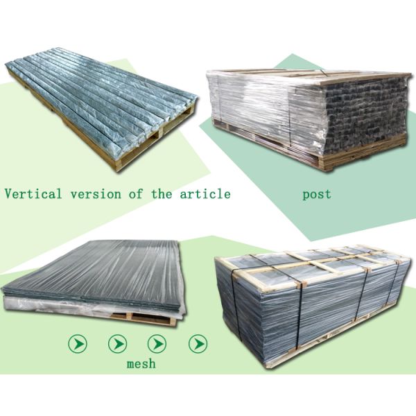 High Density 358 anti climb prison fence with square post