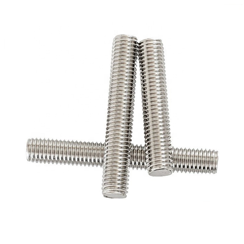 Customized Stainless Steel DIN 976 Threaded Bar Rods Bolt and Nuts Full Threaded Metric System Direct with ODM Support