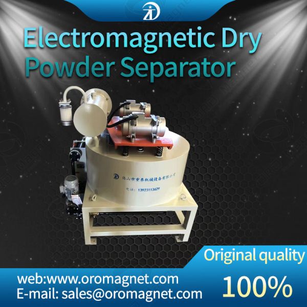 Large Wrap Angle High Intensity Magnetic Separator For Ore powder quartz feldspar