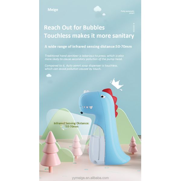Customized Creative Multi-color Selection Fully Intelligent Plastic Children Cartoon Battery Dispenser for Modern Bathroom