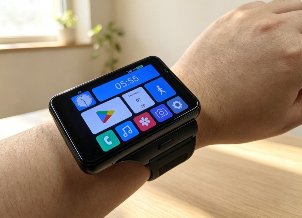 4G Smartwatch for Android and iOS 2.88 Inch Touch Screen Android 11 Activity Tracker
