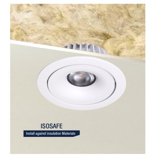 Waterproof Tiltable Warm Dim Downlight , Multipurpose Tiltable IP54 LED Downlight