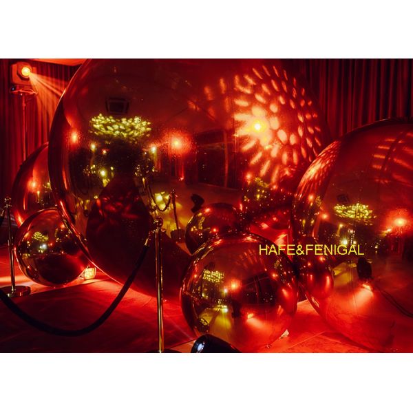 Durable PVC Double-Layer Inflatable Mirror Balls Are Suitable For DIY Decoration During Festival Events