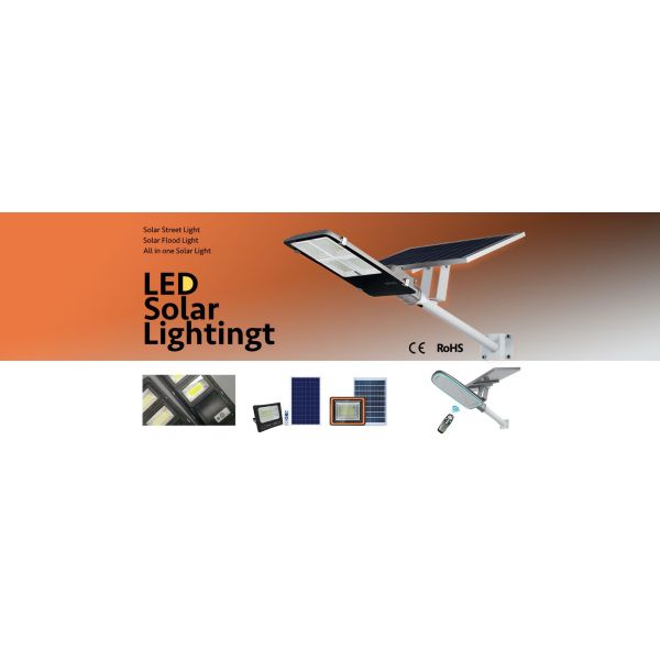 Abs Cri>80 High Brightness 200w Solar Flood Light With Remote Controller