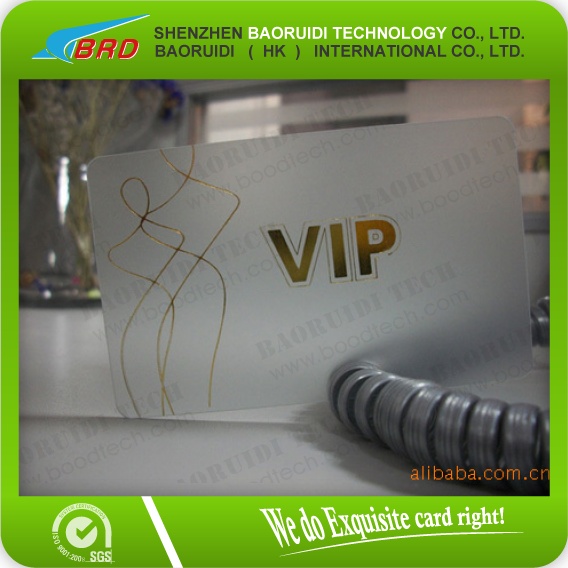 high quality business member plastic card