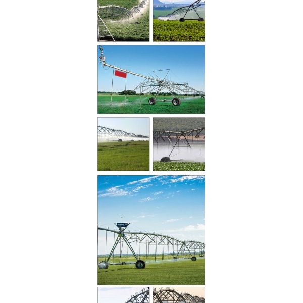 User-Friendly Agriculture Irrigation System Solar-Powered Core Component Center Pivot with Fertigation Machine