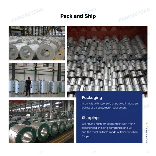 Spangle Galvalume Steel Coil AZ150 for Bending Processing
