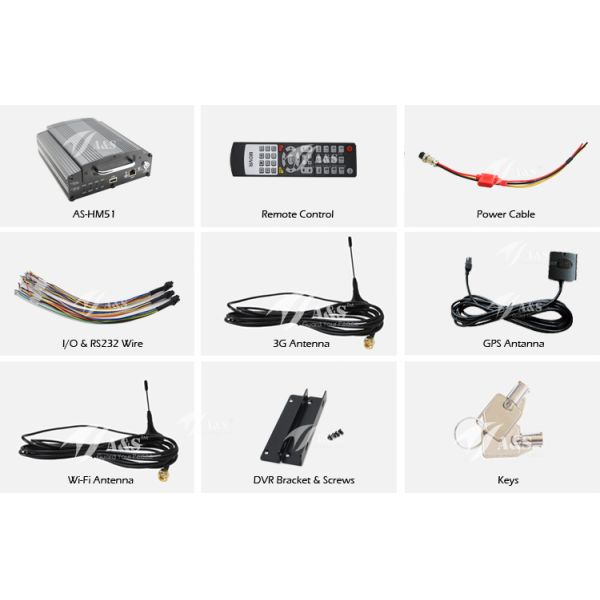 4CH AHD 720P Hard Disk 3G Mobile DVR for School Bus