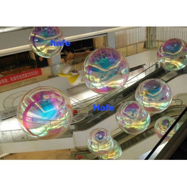 Small 80cm Inflatable Mirror Balloon Floating Silver Reflective Balloon