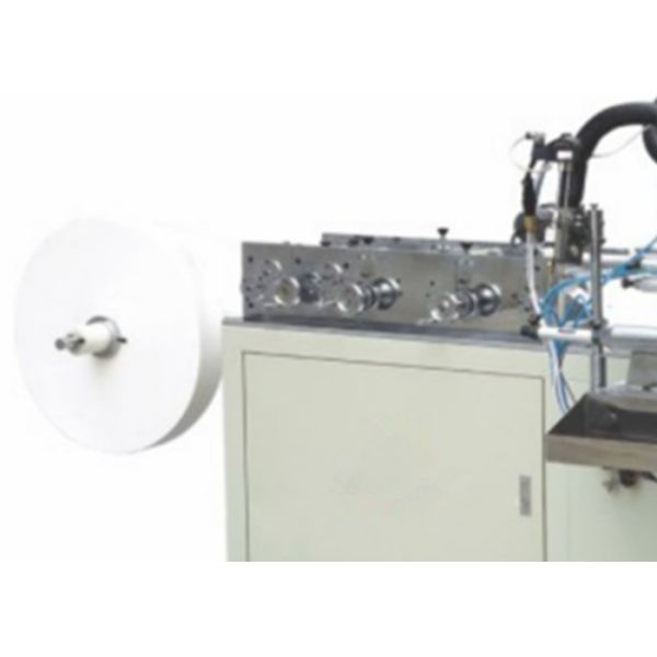 Fuel Filter Manufacturing Equipment , CAV Paper Coiling Machine For Glue Injection