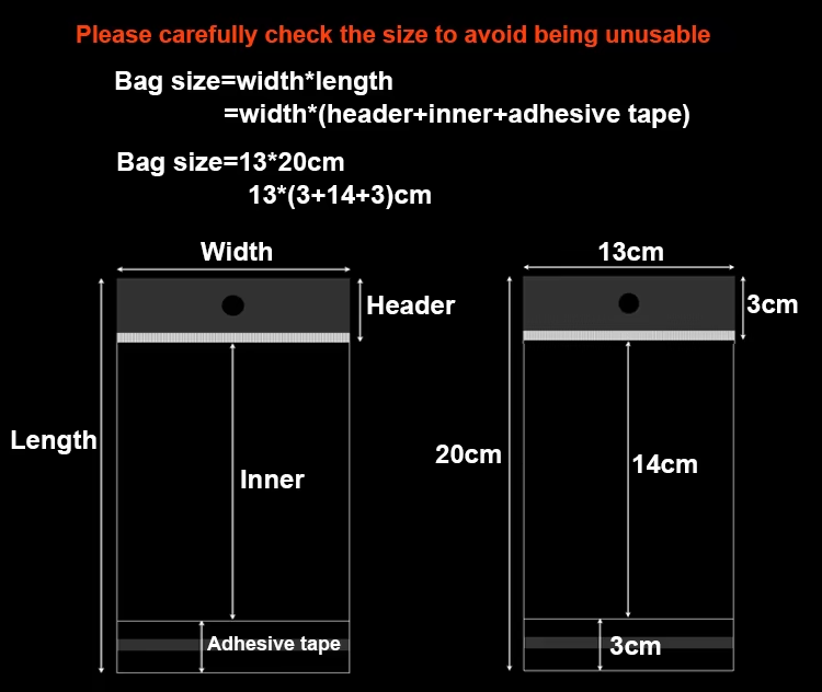 Custom Plastic Packaging Bags Transparent Electronics Phone Accessories Bags White Pearl Film Self-Sealing Retail OPP Bags