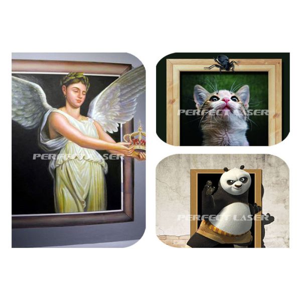 Speed Adjustable Wall Sticker Machine High Precision Wireless Touching Screen Operation