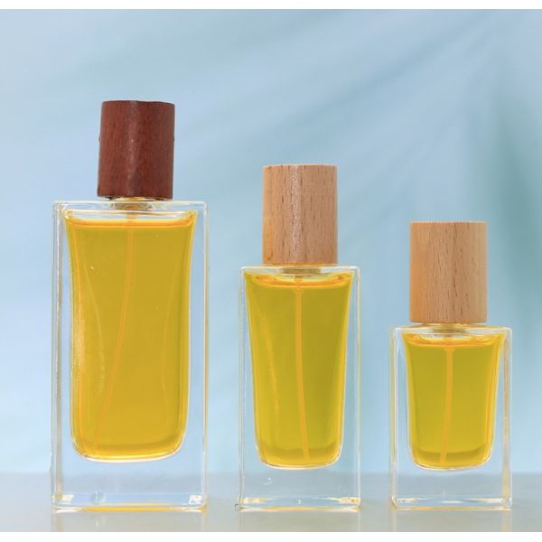 Empty Square 0.5oz Portable Refillable Perfume Bottle Bayonet Recycle