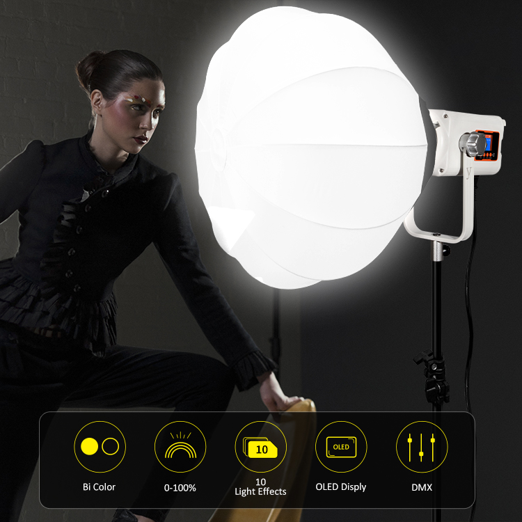 Yidoblo 300W Flash Light Strobe LED Light Flash Light Strobe LED System with Bowens Mount