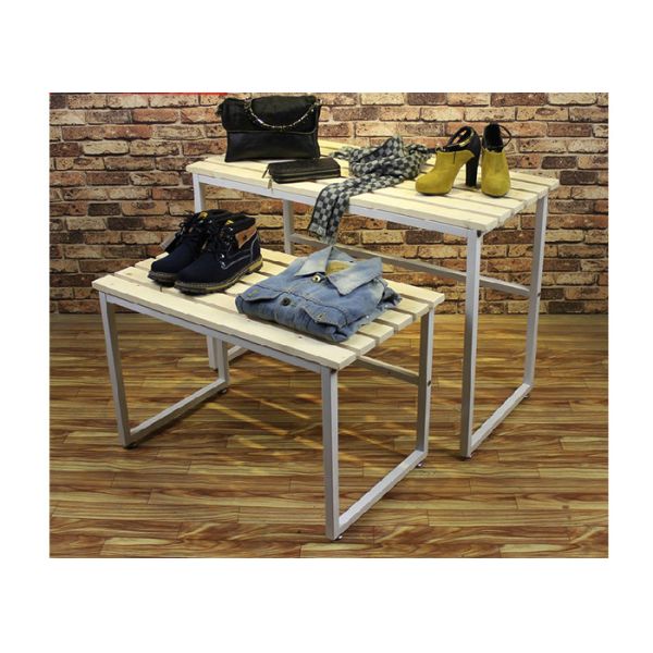 Multi - Funcutional Nesting Display Tables Mobile Space Saving For Shopping Mall