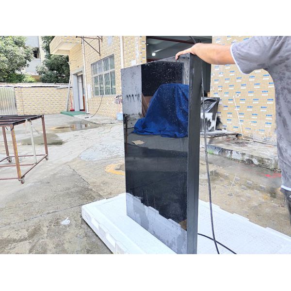55-inch Electronic Poster Display Screen, Explosion-proof LCD Wall-mounted Outdoor Advertising Machine