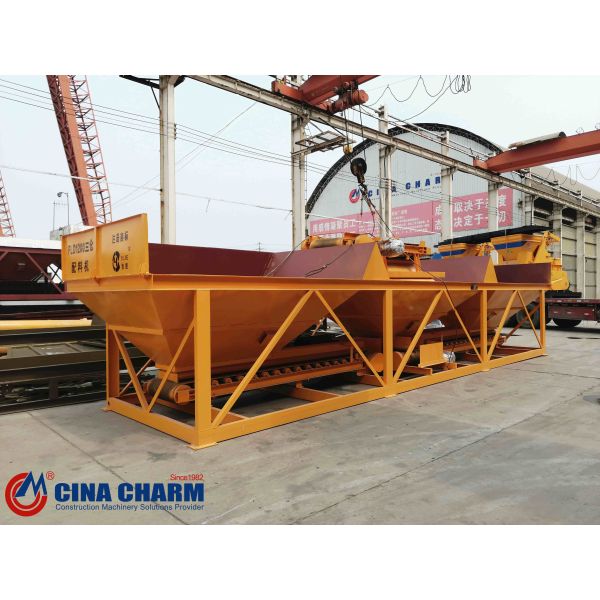 Ready mix three bins automatic Concrete Batching machine with weighing system