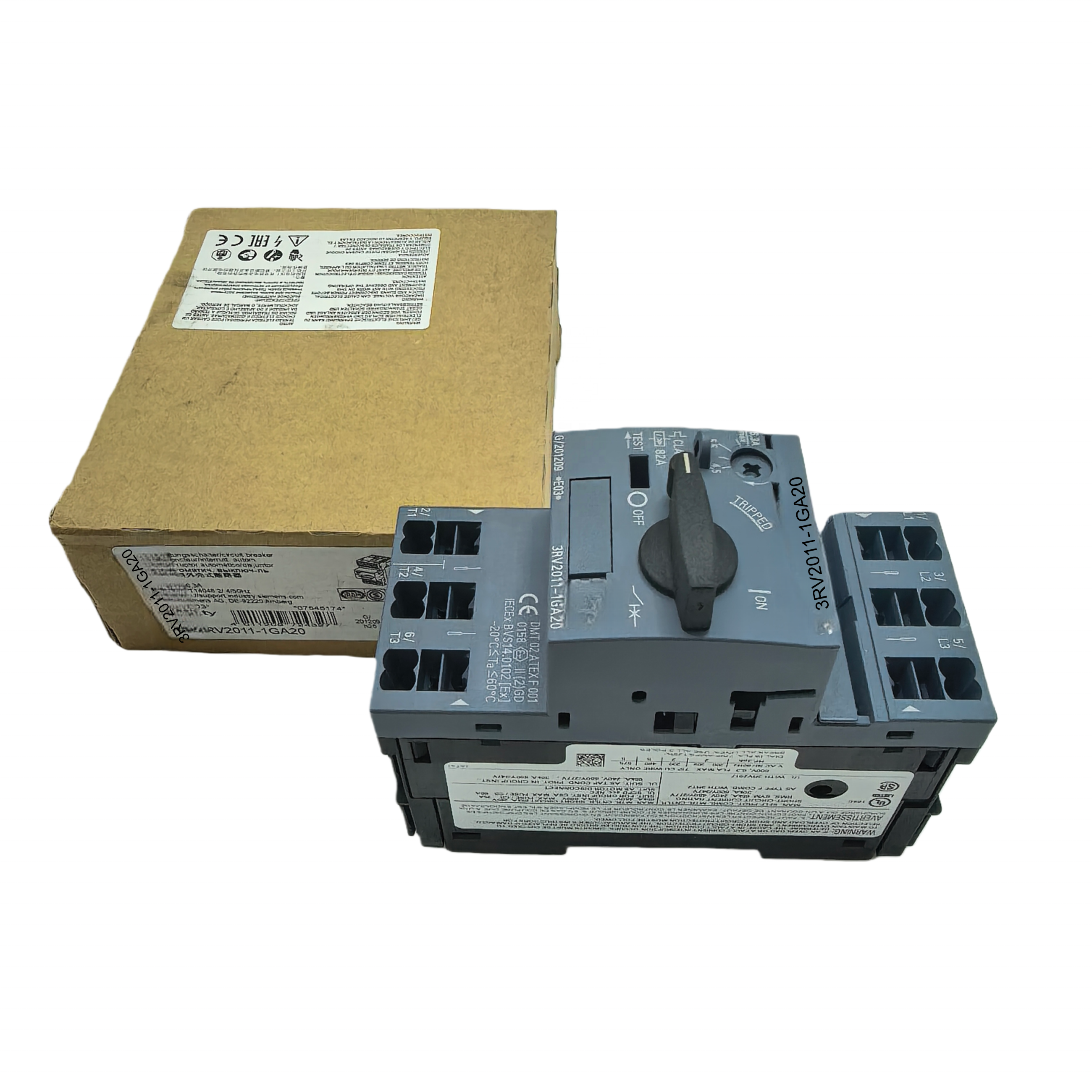 3RT1054-1AP36 SIRIUS 100A AC Contactor Three-Phase Switching Component View 2