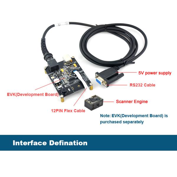LV30 752*480 CMOS Mini TTL232 Interface Used for Handheld Device Portable Scanner Line Scanner Module