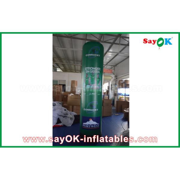 Customized Inflatable LED Pillar With Full Printing , Inflatable Advertising Tube